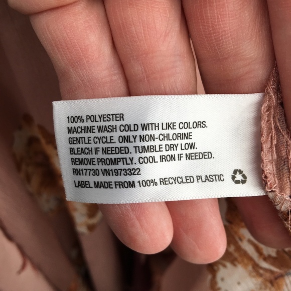 Xhilaration kimono floral dusty rose fall autumn sheer top boho robe M L women's - Picture 8 of 12